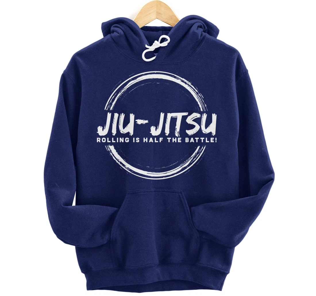 Rolling is The Battle Gift Design BJJ Jiu Jitsu Lover Pullover Hoodie