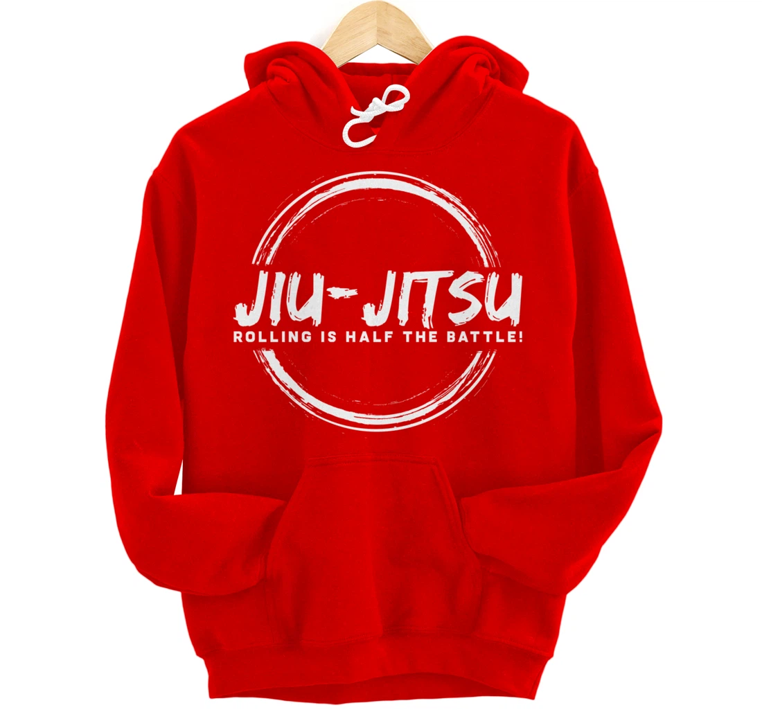 Rolling is The Battle Gift Design BJJ Jiu Jitsu Lover Pullover Hoodie