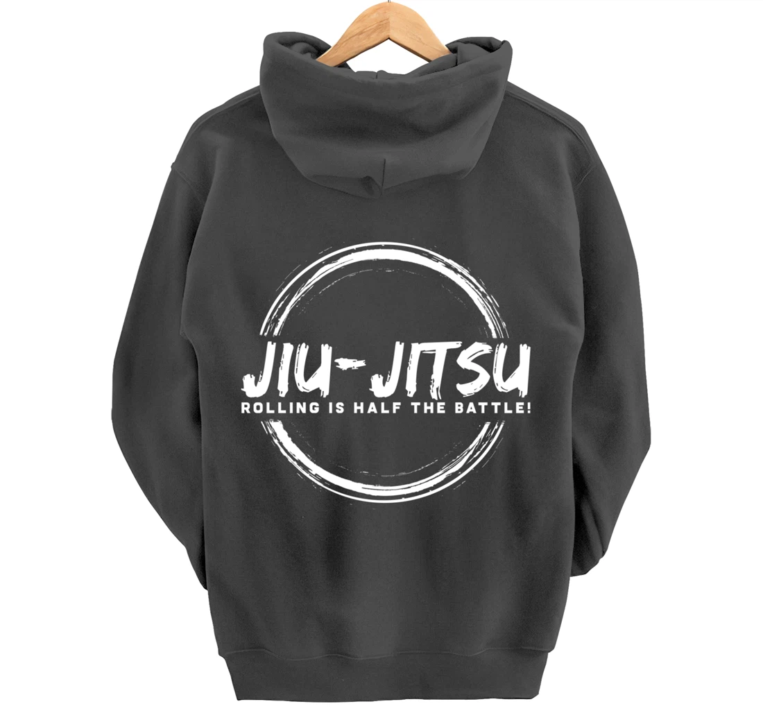 Rolling is The Battle Gift Design BJJ Jiu Jitsu Lover Pullover Hoodie