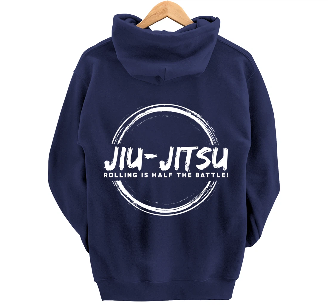 Rolling is The Battle Gift Design BJJ Jiu Jitsu Lover Pullover Hoodie