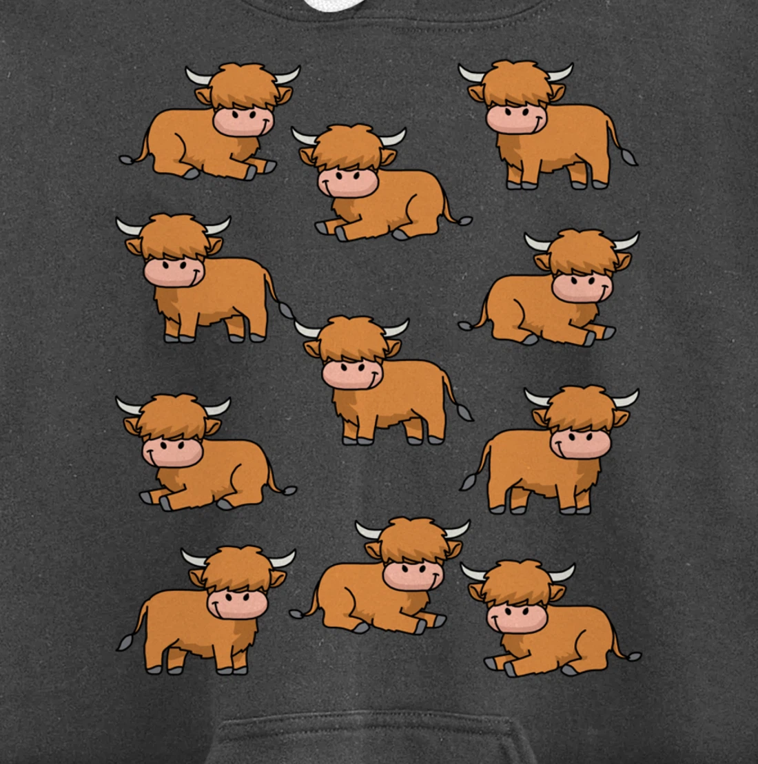 Highland Cow Gifts Women Men Girls Scottish Highland Cow Pullover Hoodie