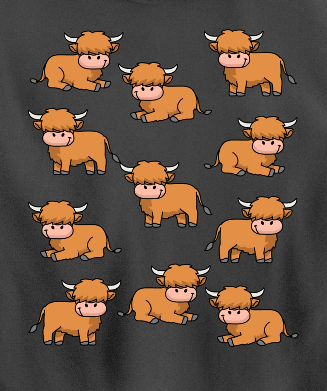 Highland Cow Gifts Women Men Girls Scottish Highland Cow Pullover Hoodie