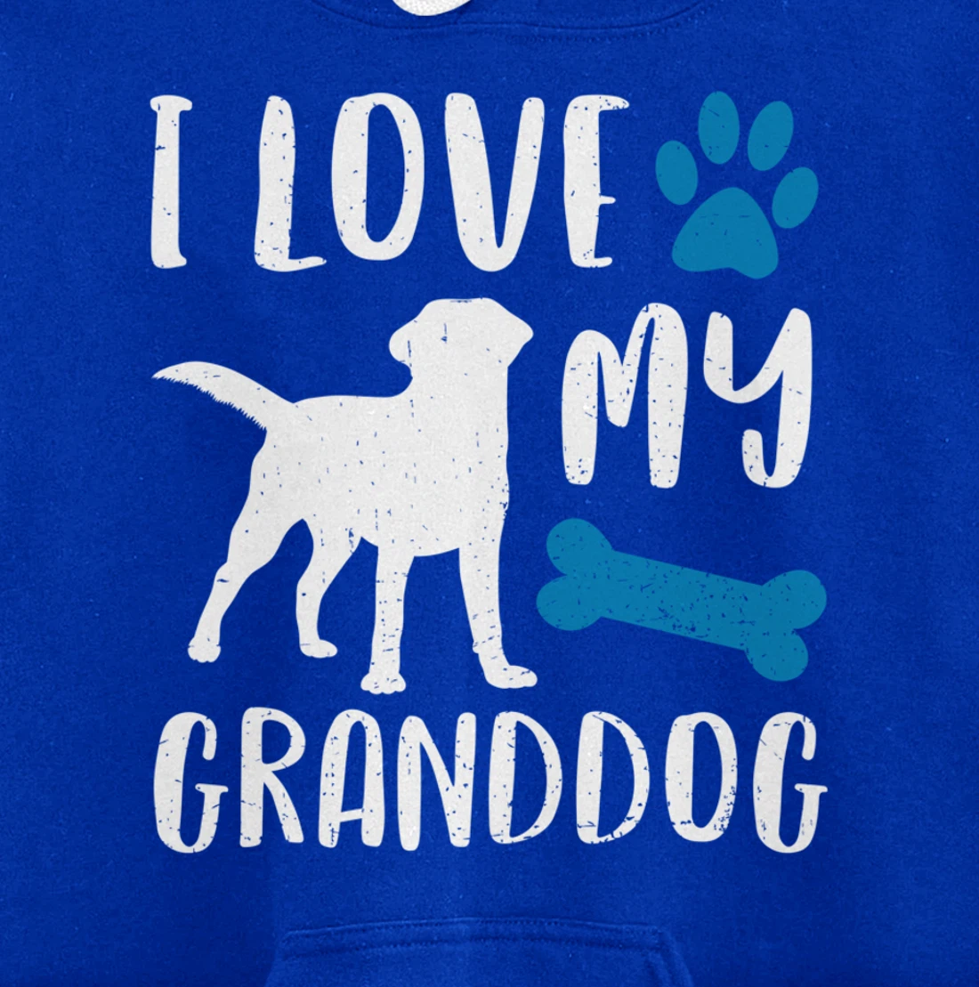 I Love My Granddog Shirt Labrador Retriever Dog Grandma Gift Pullover Hoodie