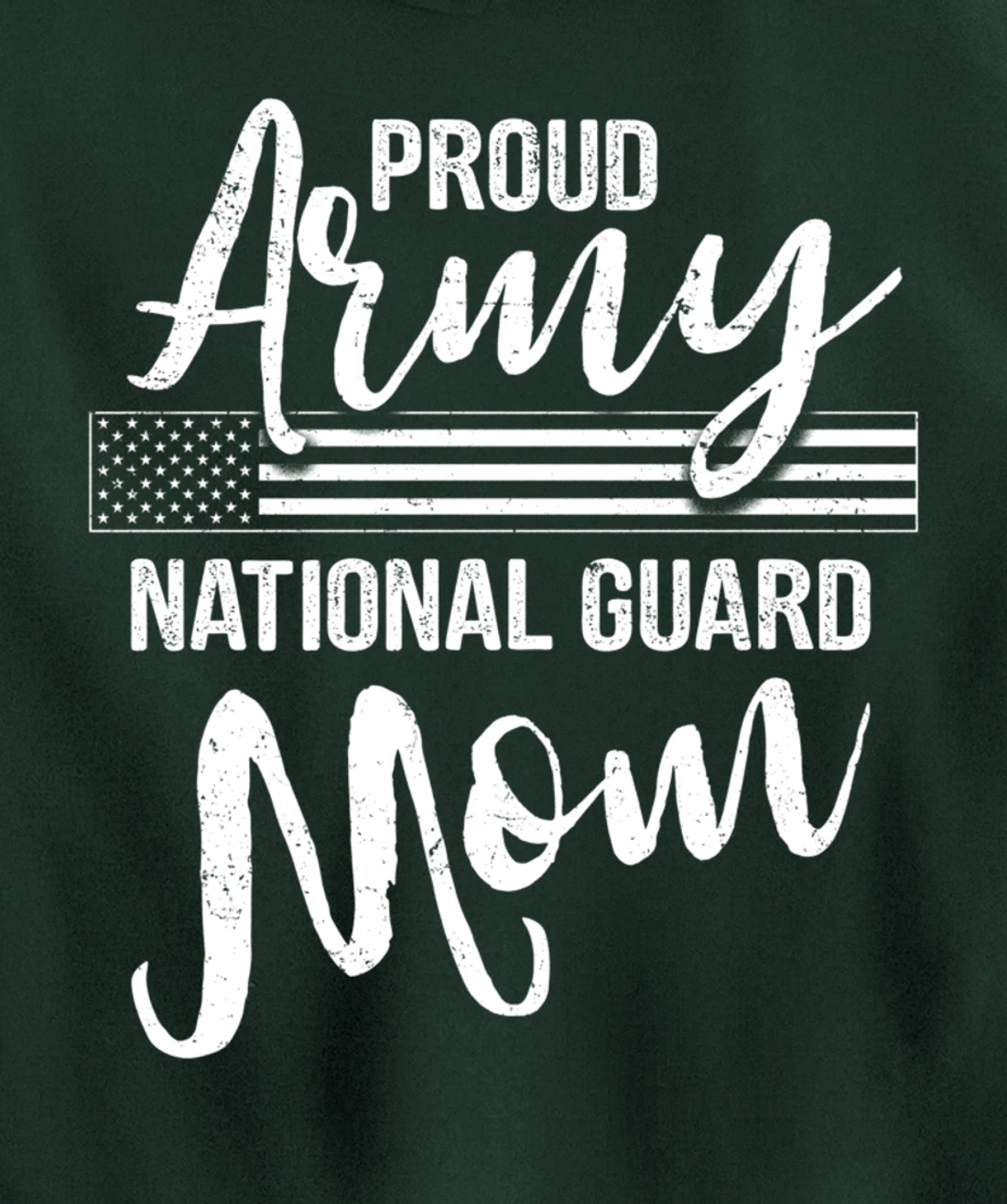 Military Mom - Army Gifts - Proud Army National Guard Mom Pullover Hoodie