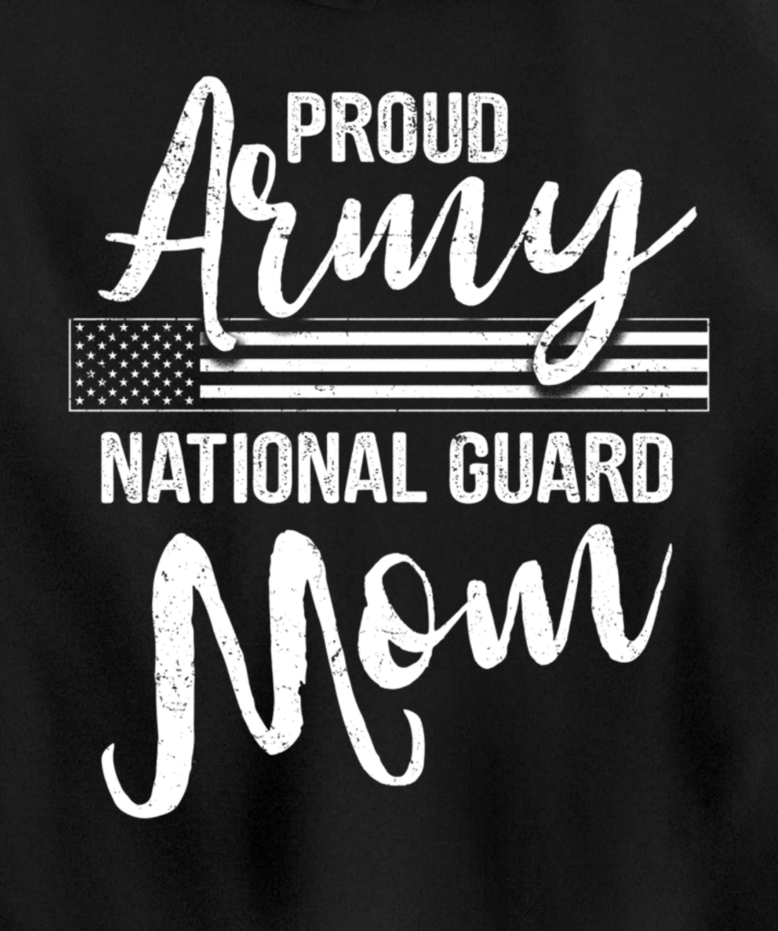 Military Mom - Army Gifts - Proud Army National Guard Mom Pullover Hoodie