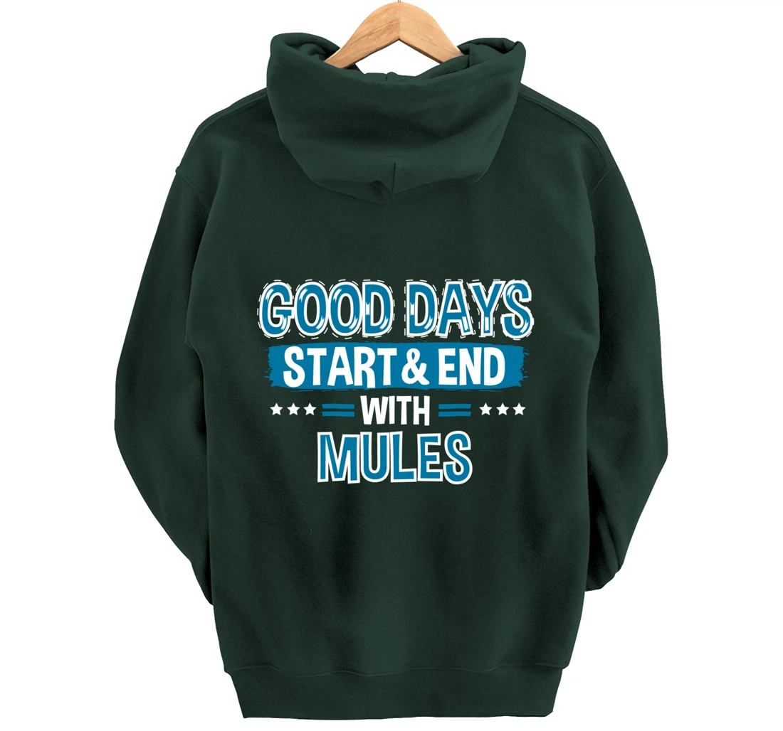 MULES Lover Clothes Animal Quote Gift Mule Pullover Hoodie