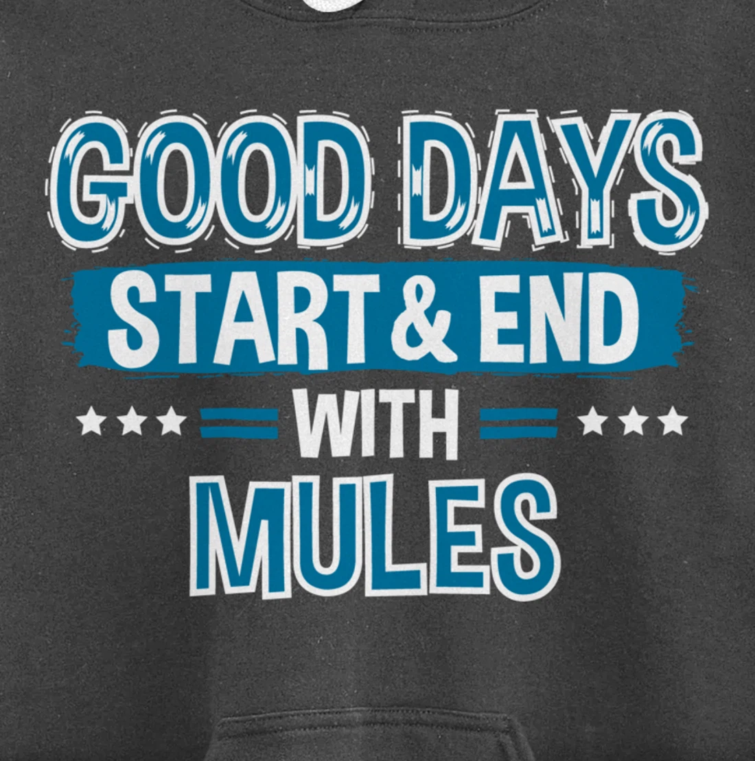 MULES Lover Clothes Animal Quote Gift Mule Pullover Hoodie