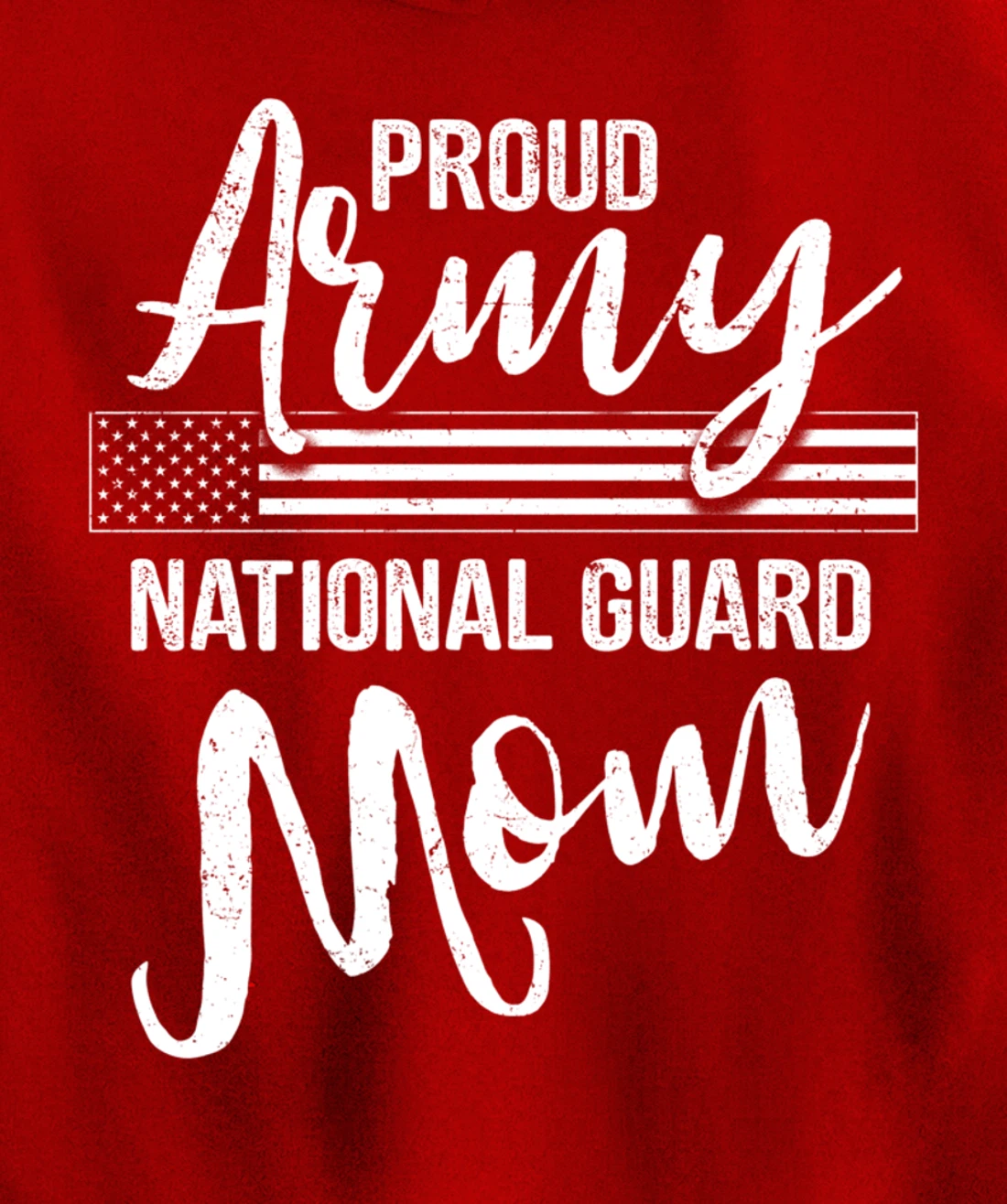 Military Mom - Army Gifts - Proud Army National Guard Mom Pullover Hoodie