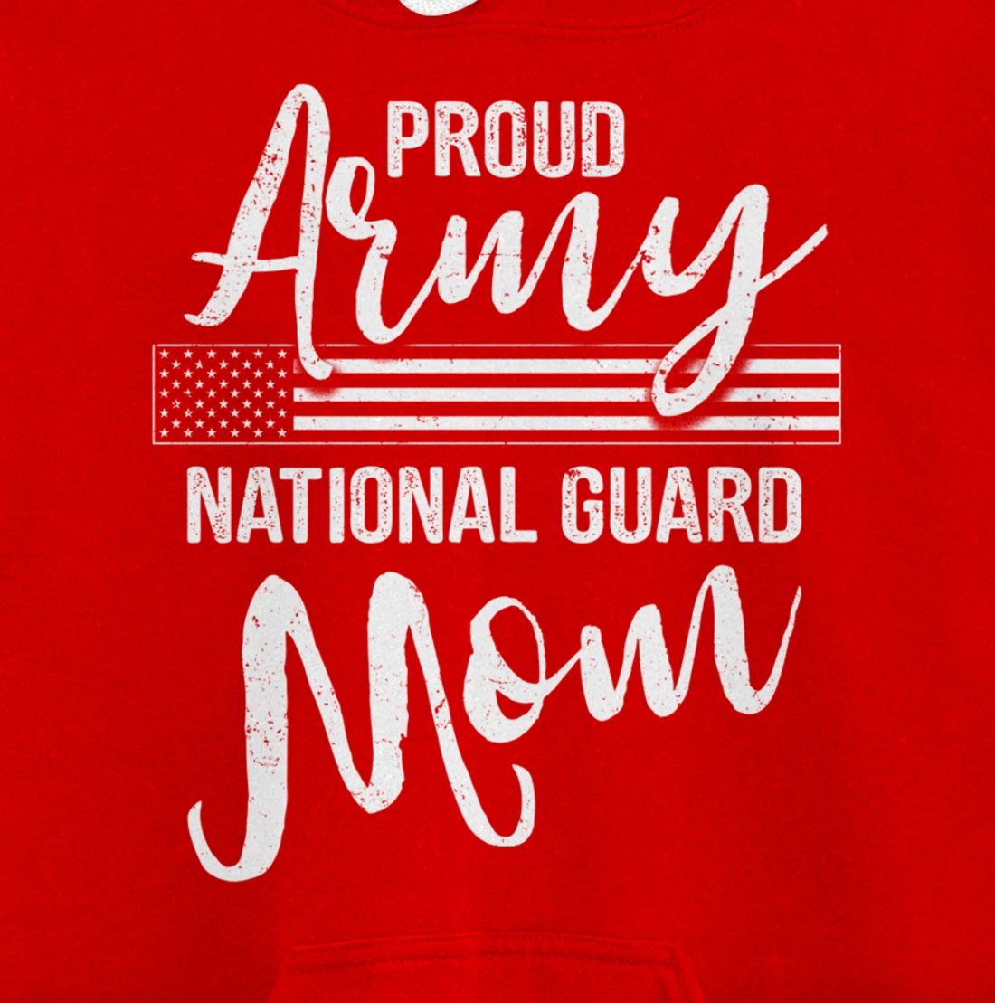 Military Mom - Army Gifts - Proud Army National Guard Mom Pullover Hoodie