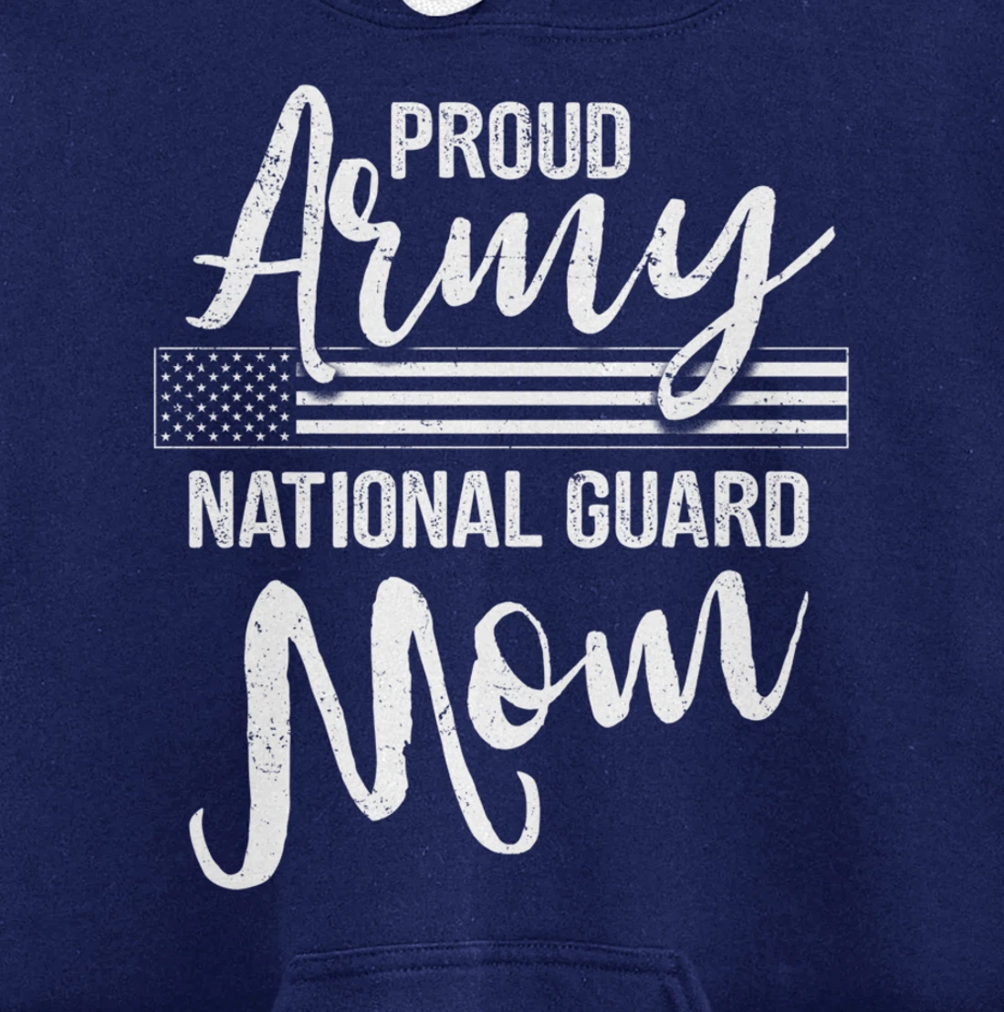 Military Mom - Army Gifts - Proud Army National Guard Mom Pullover Hoodie