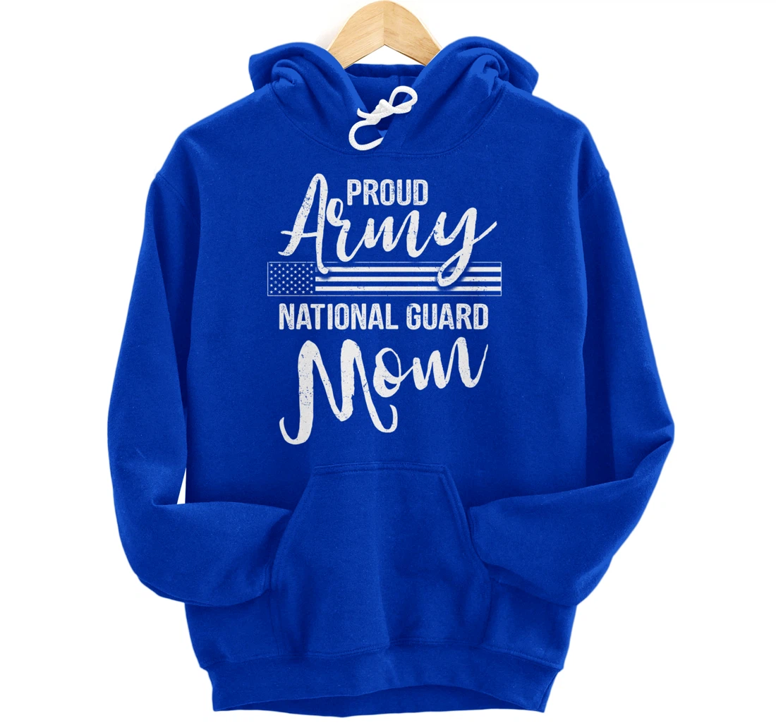 Military Mom - Army Gifts - Proud Army National Guard Mom Pullover Hoodie