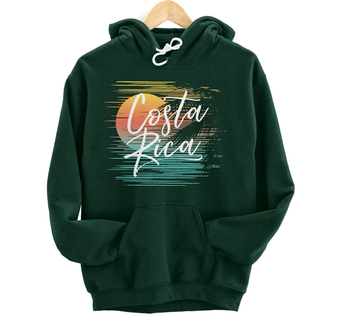 Costa Rica Fun Tropical Beach Cruise Vacation Souvenir Idea Pullover Hoodie