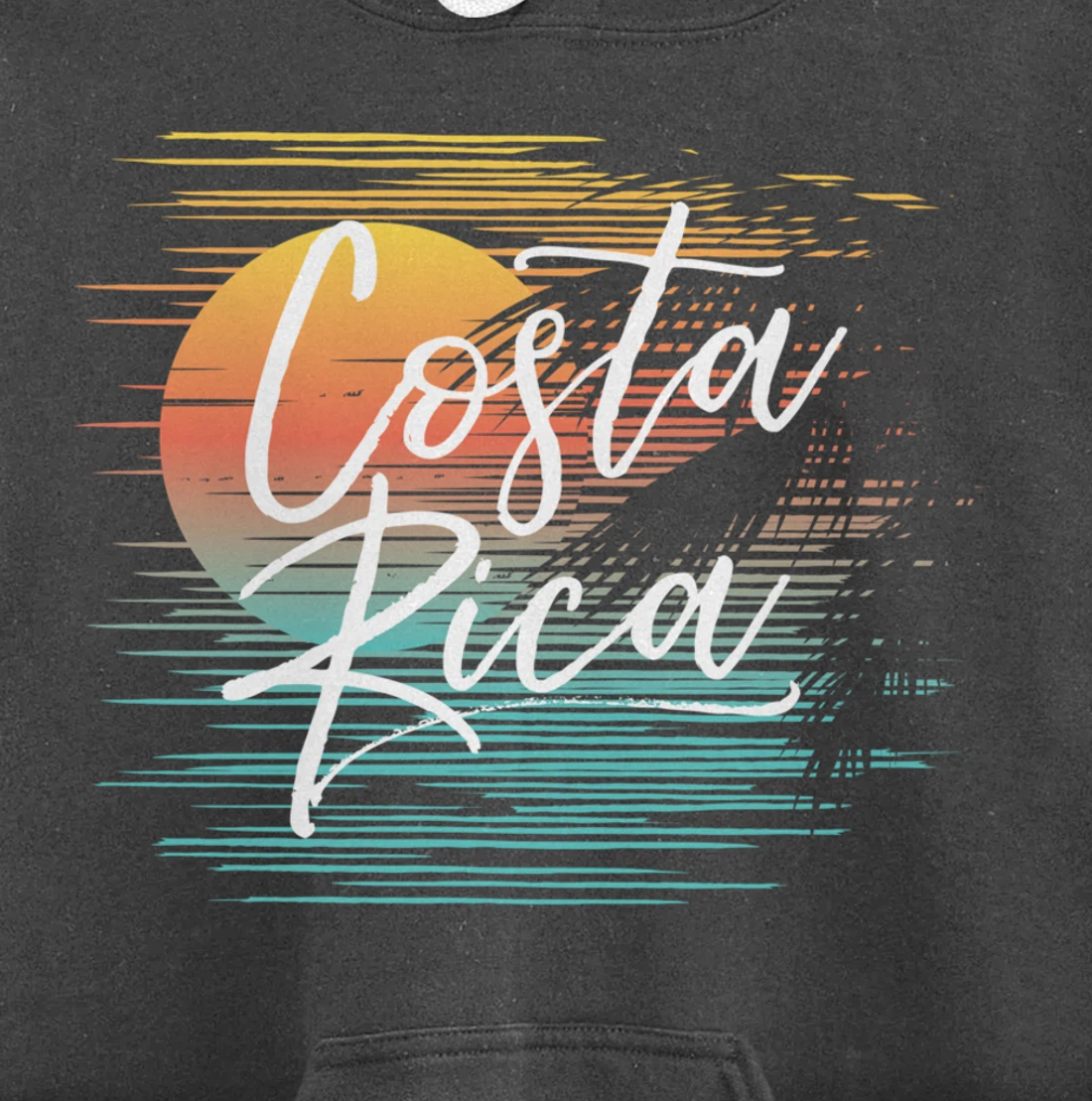 Costa Rica Fun Tropical Beach Cruise Vacation Souvenir Idea Pullover Hoodie