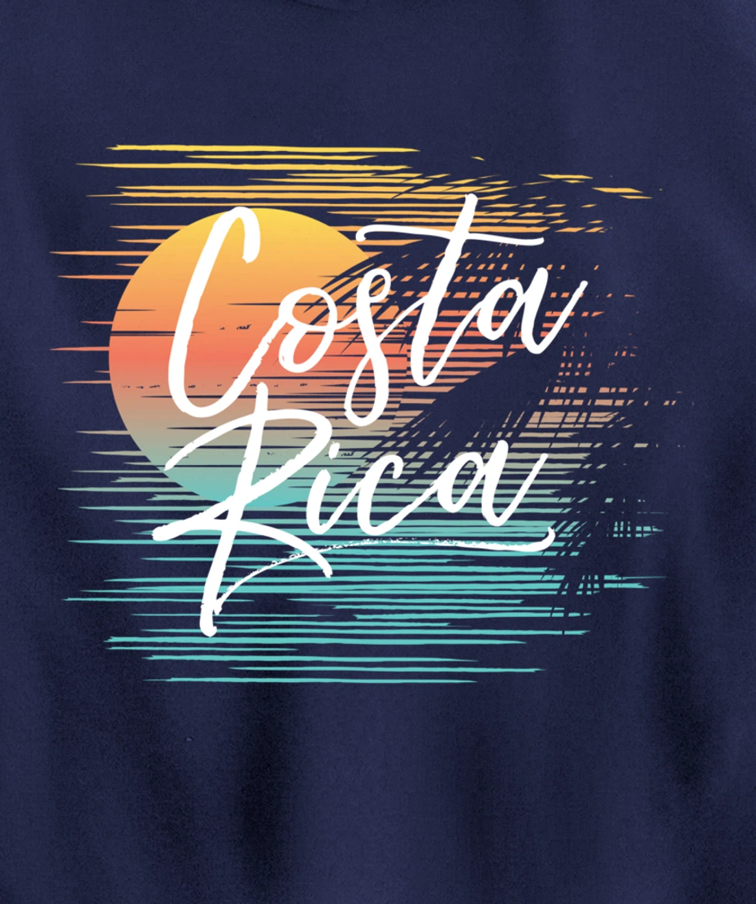 Costa Rica Fun Tropical Beach Cruise Vacation Souvenir Idea Pullover Hoodie