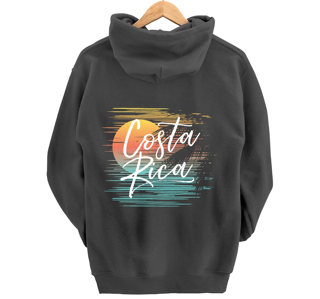 Costa Rica Fun Tropical Beach Cruise Vacation Souvenir Idea Pullover Hoodie