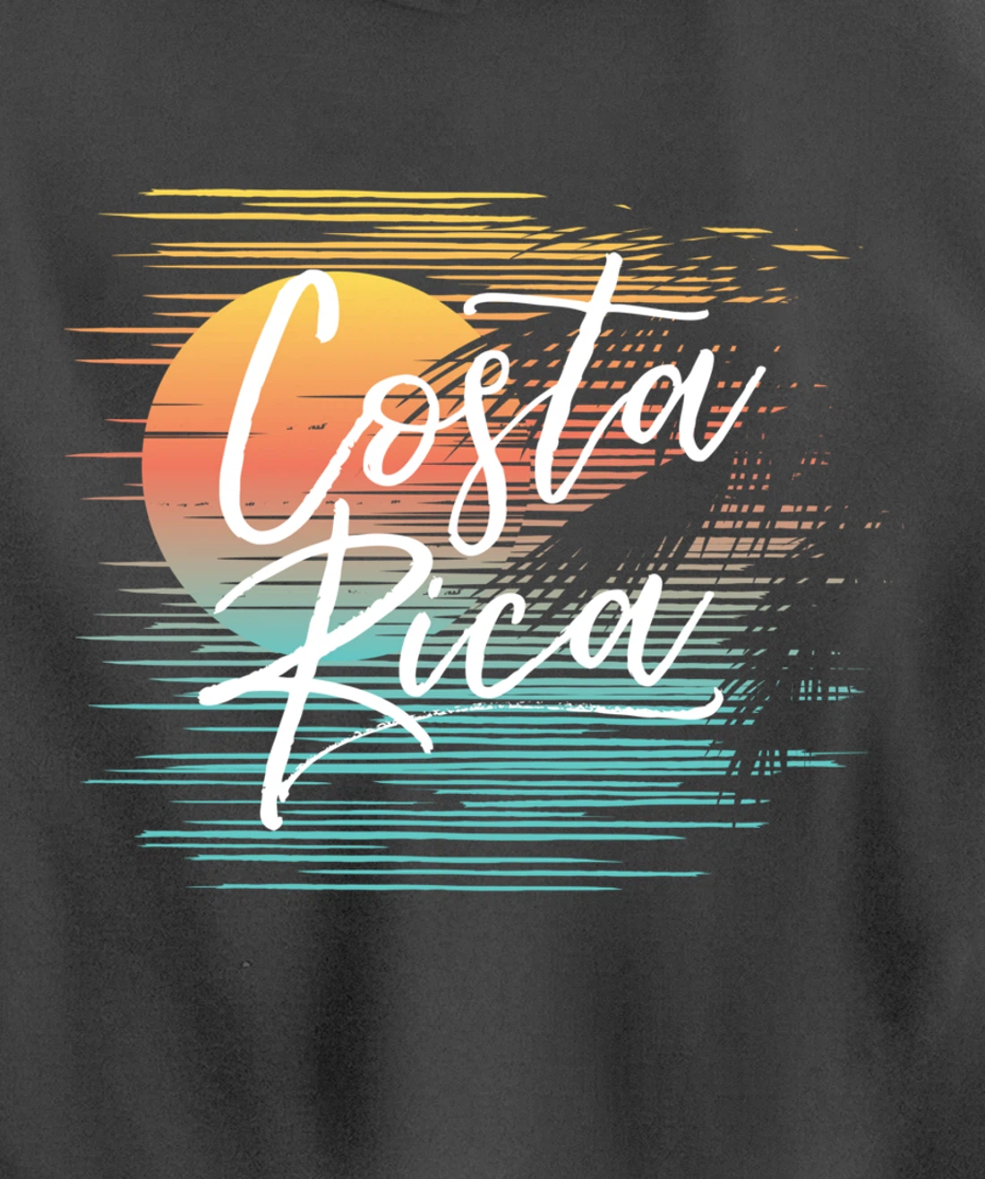 Costa Rica Fun Tropical Beach Cruise Vacation Souvenir Idea Pullover Hoodie