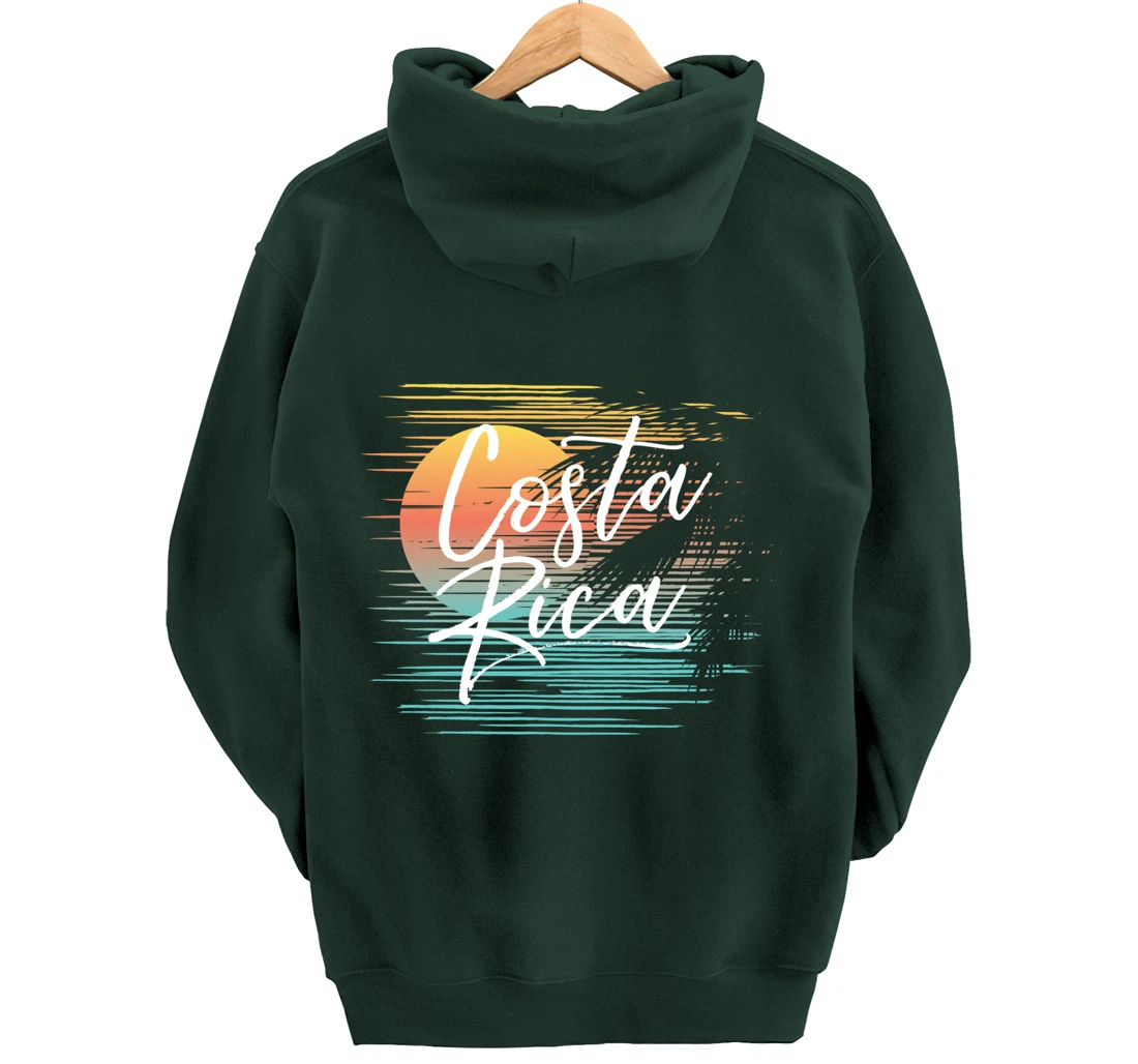 Costa Rica Fun Tropical Beach Cruise Vacation Souvenir Idea Pullover Hoodie