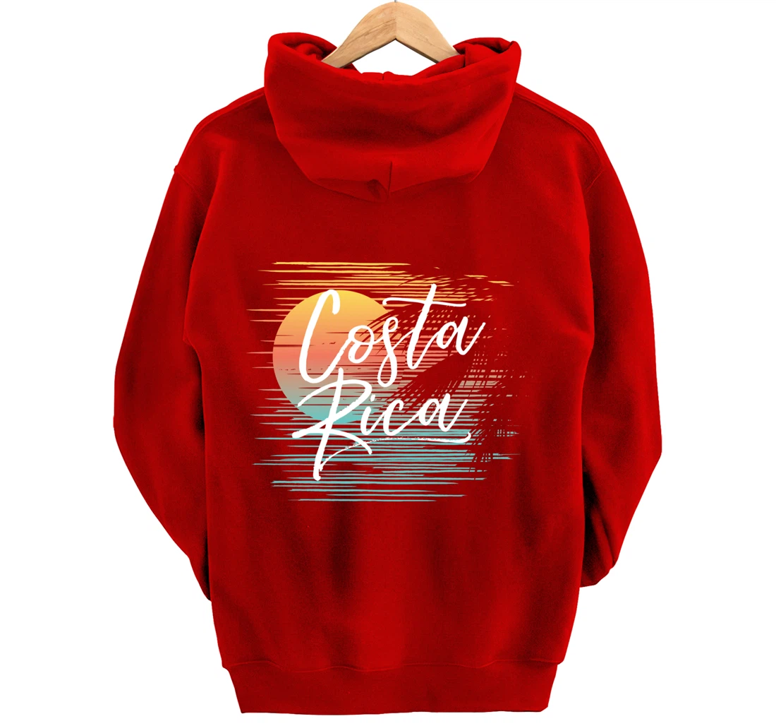 Costa Rica Fun Tropical Beach Cruise Vacation Souvenir Idea Pullover Hoodie