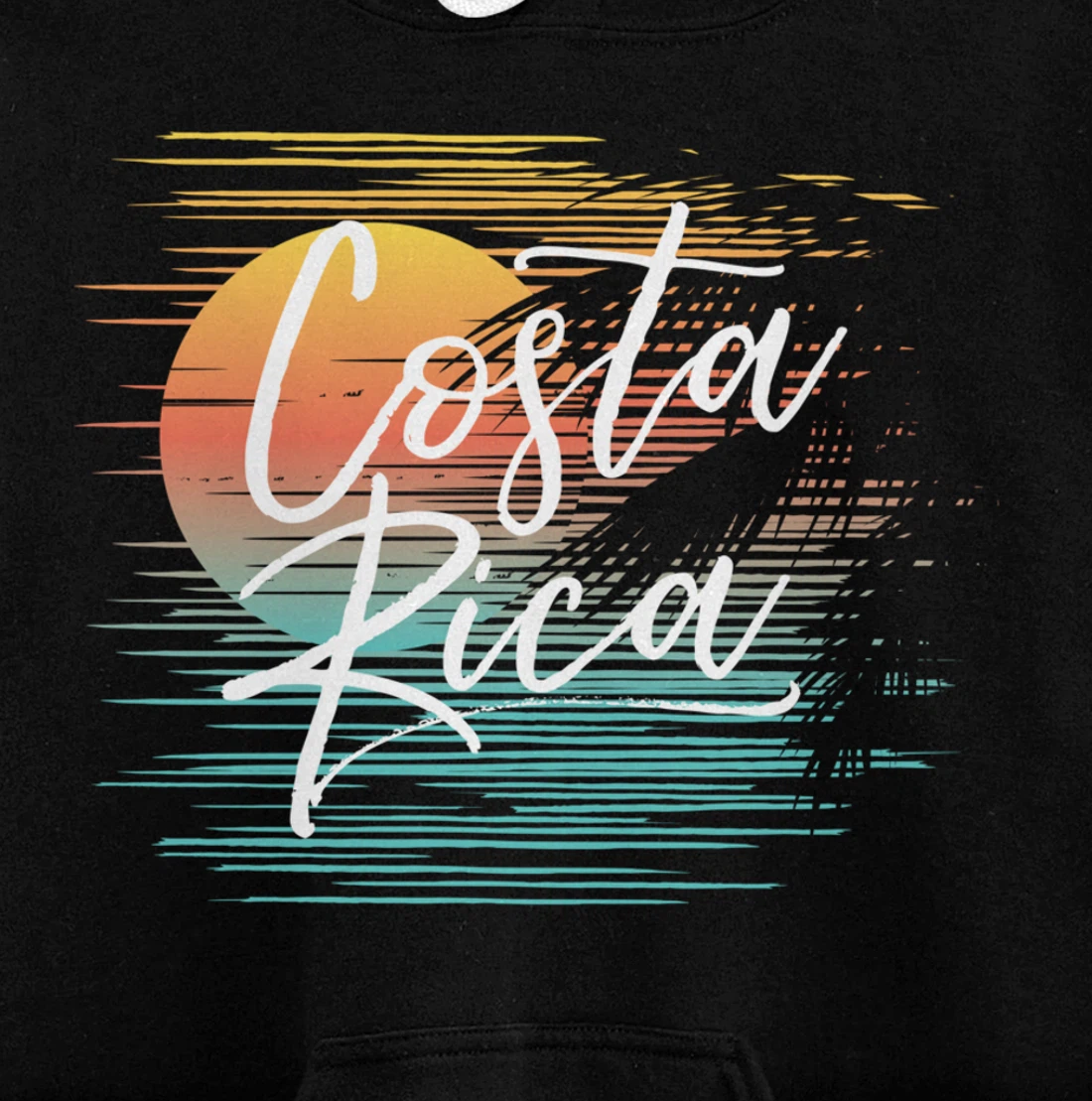 Costa Rica Fun Tropical Beach Cruise Vacation Souvenir Idea Pullover Hoodie