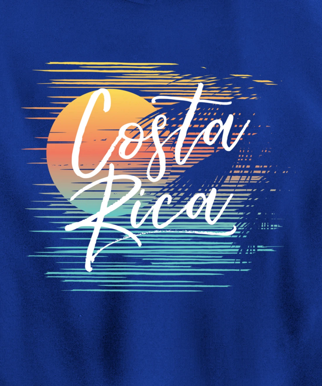 Costa Rica Fun Tropical Beach Cruise Vacation Souvenir Idea Pullover Hoodie