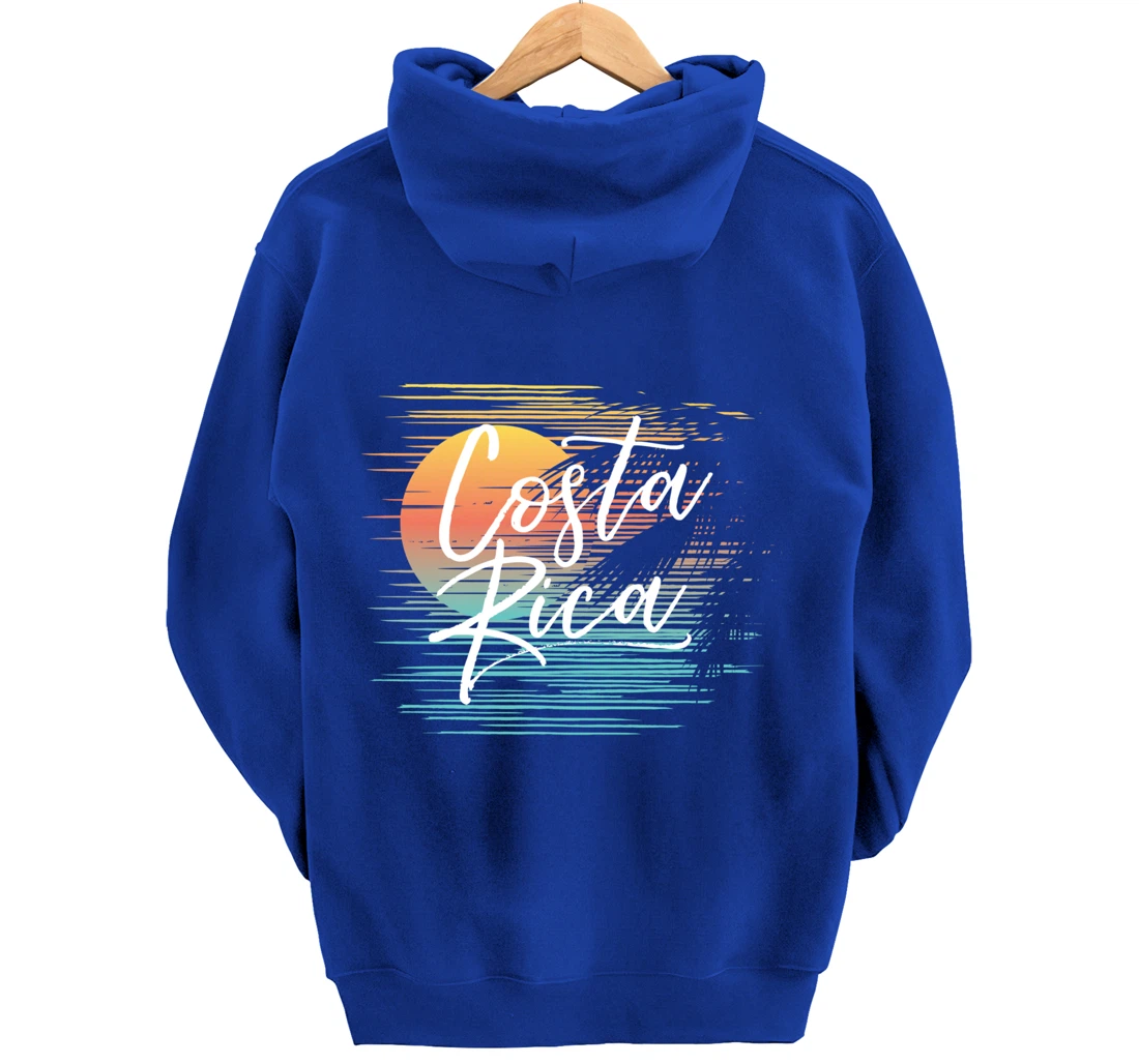 Costa Rica Fun Tropical Beach Cruise Vacation Souvenir Idea Pullover Hoodie