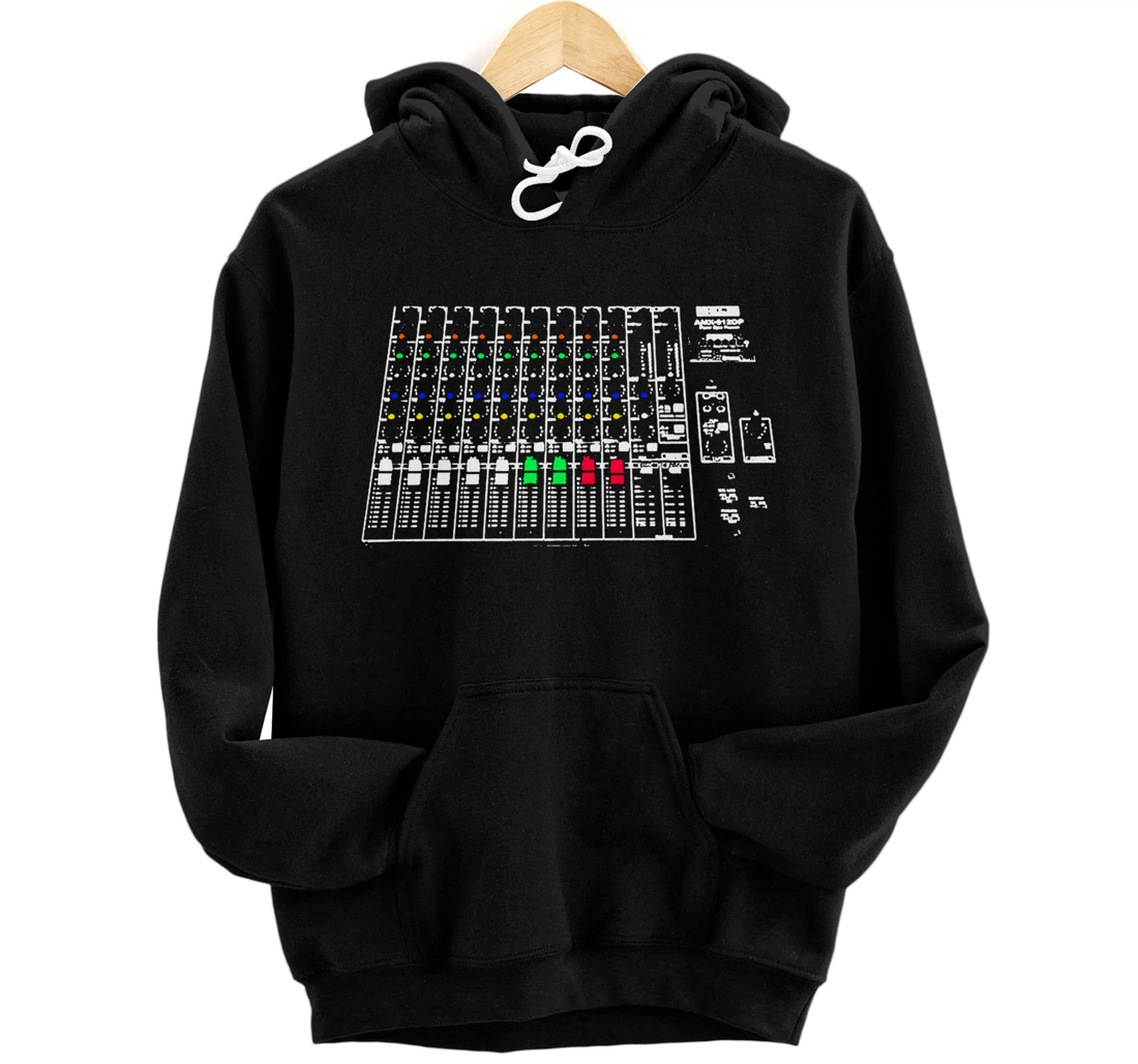 Audio Engineer Soundboard | Cool Music Producer Equipment Pullover Hoodie