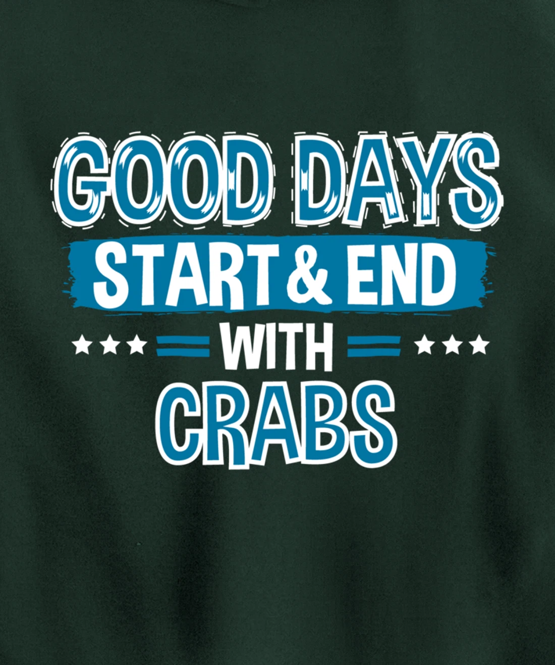 CRABS Lover Clothes Animal Quote Gift Crab Pullover Hoodie