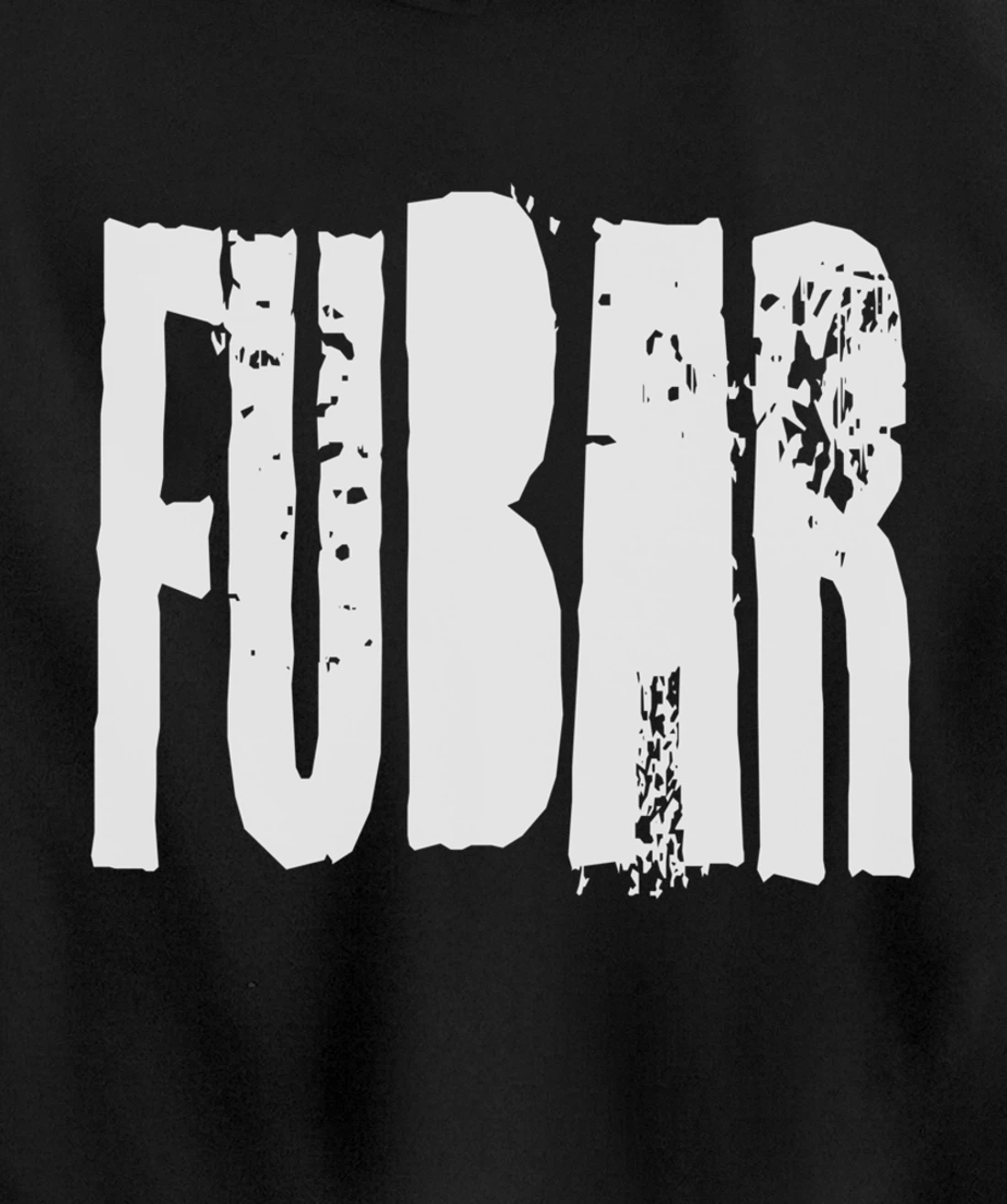 Fucked Up Beyond All Recognition Swearing Vintage Grunge Pullover Hoodie