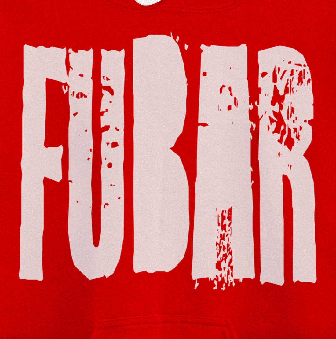 Fucked Up Beyond All Recognition Swearing Vintage Grunge Pullover Hoodie