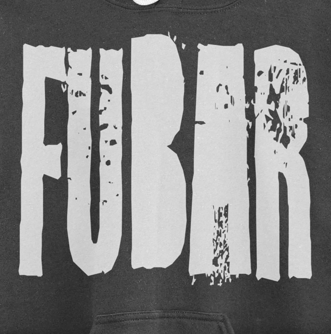 Fucked Up Beyond All Recognition Swearing Vintage Grunge Pullover Hoodie