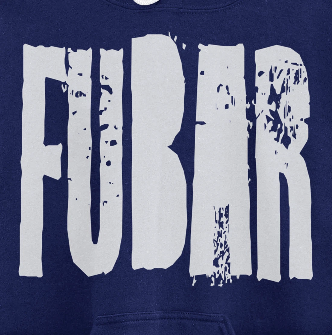 Fucked Up Beyond All Recognition Swearing Vintage Grunge Pullover Hoodie