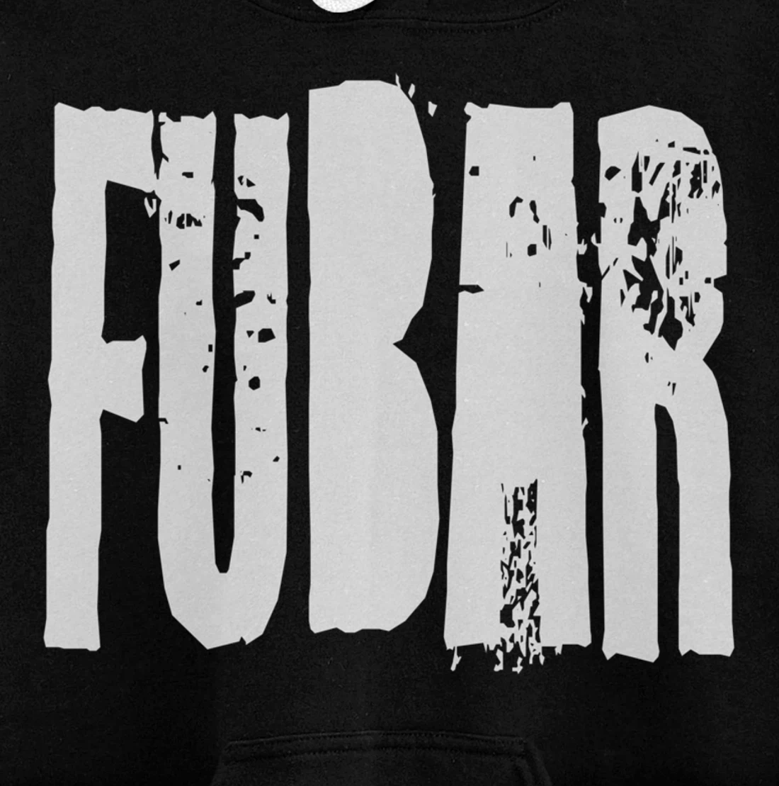 Fucked Up Beyond All Recognition Swearing Vintage Grunge Pullover Hoodie