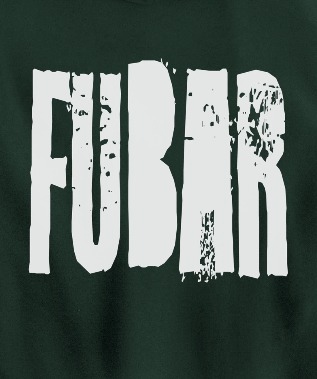 Fucked Up Beyond All Recognition Swearing Vintage Grunge Pullover Hoodie