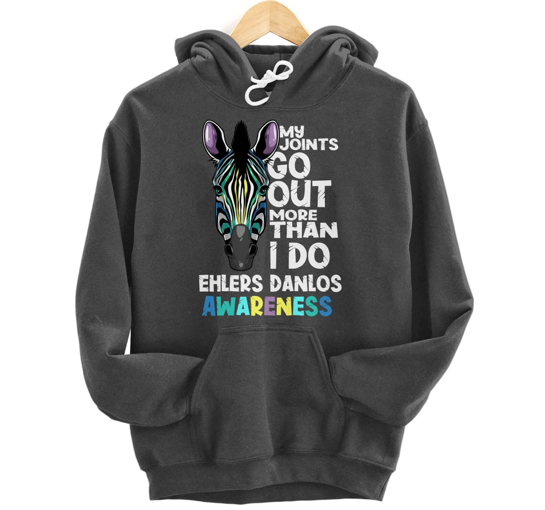 Funny Joints Go Out More Than I Do | Cute Ehlers Danlos Gift Pullover Hoodie
