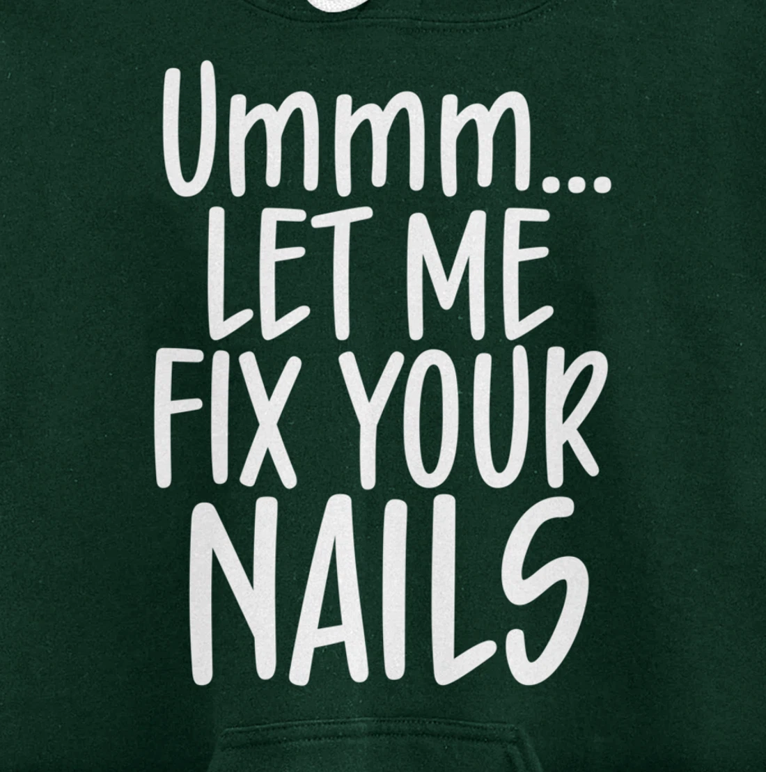 Let me fix your nails cute nail tech technician apparel gift Pullover Hoodie