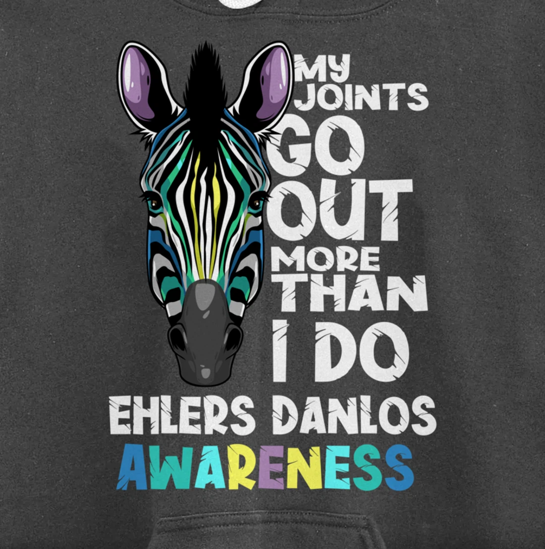 Funny Joints Go Out More Than I Do | Cute Ehlers Danlos Gift Pullover Hoodie