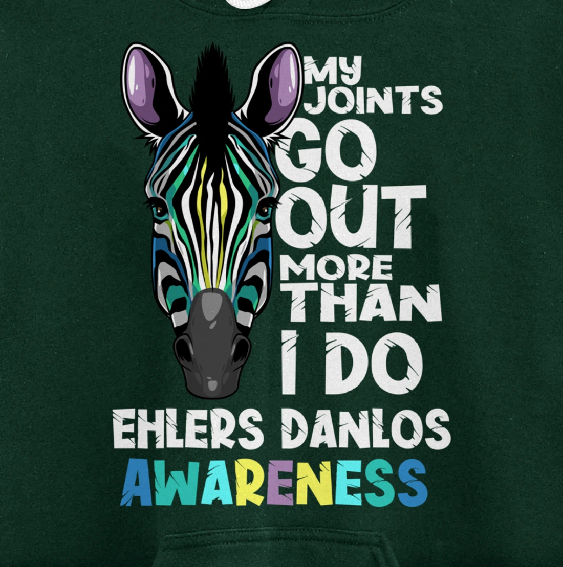 Funny Joints Go Out More Than I Do | Cute Ehlers Danlos Gift Pullover Hoodie
