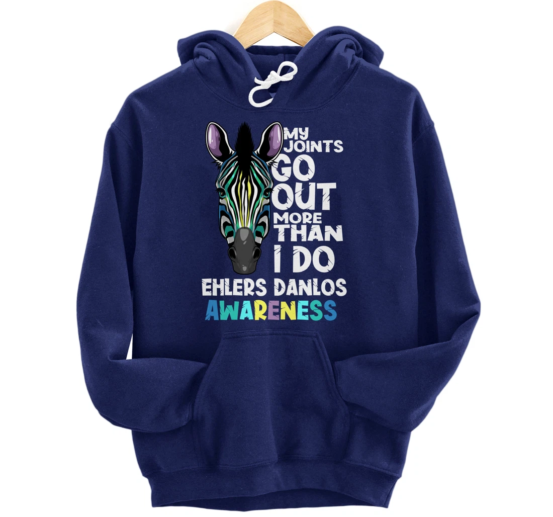 Funny Joints Go Out More Than I Do | Cute Ehlers Danlos Gift Pullover Hoodie
