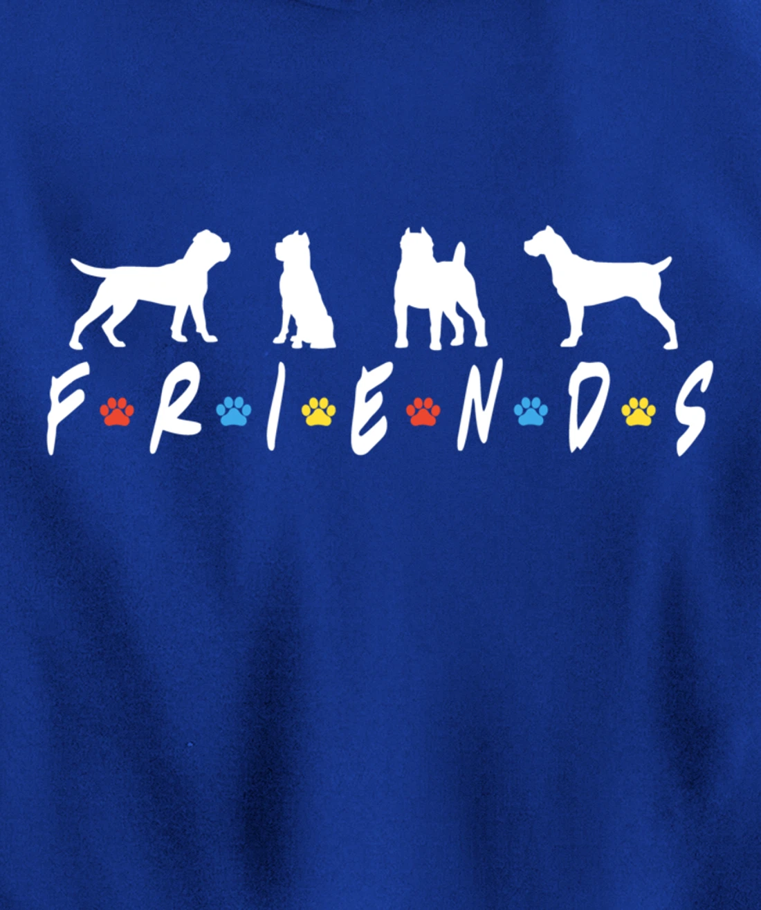 Retro Cane Corso Dog Friends Crewneck, Cane Corso Dog Lover Pullover Hoodie