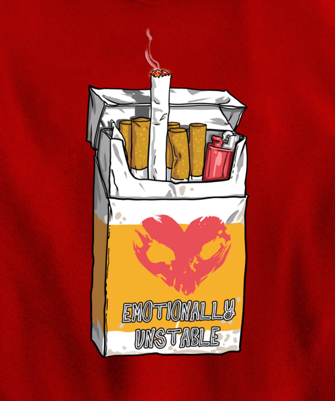 Emotionally Unstable Kawaii Pastel Goth Punk Pullover Hoodie