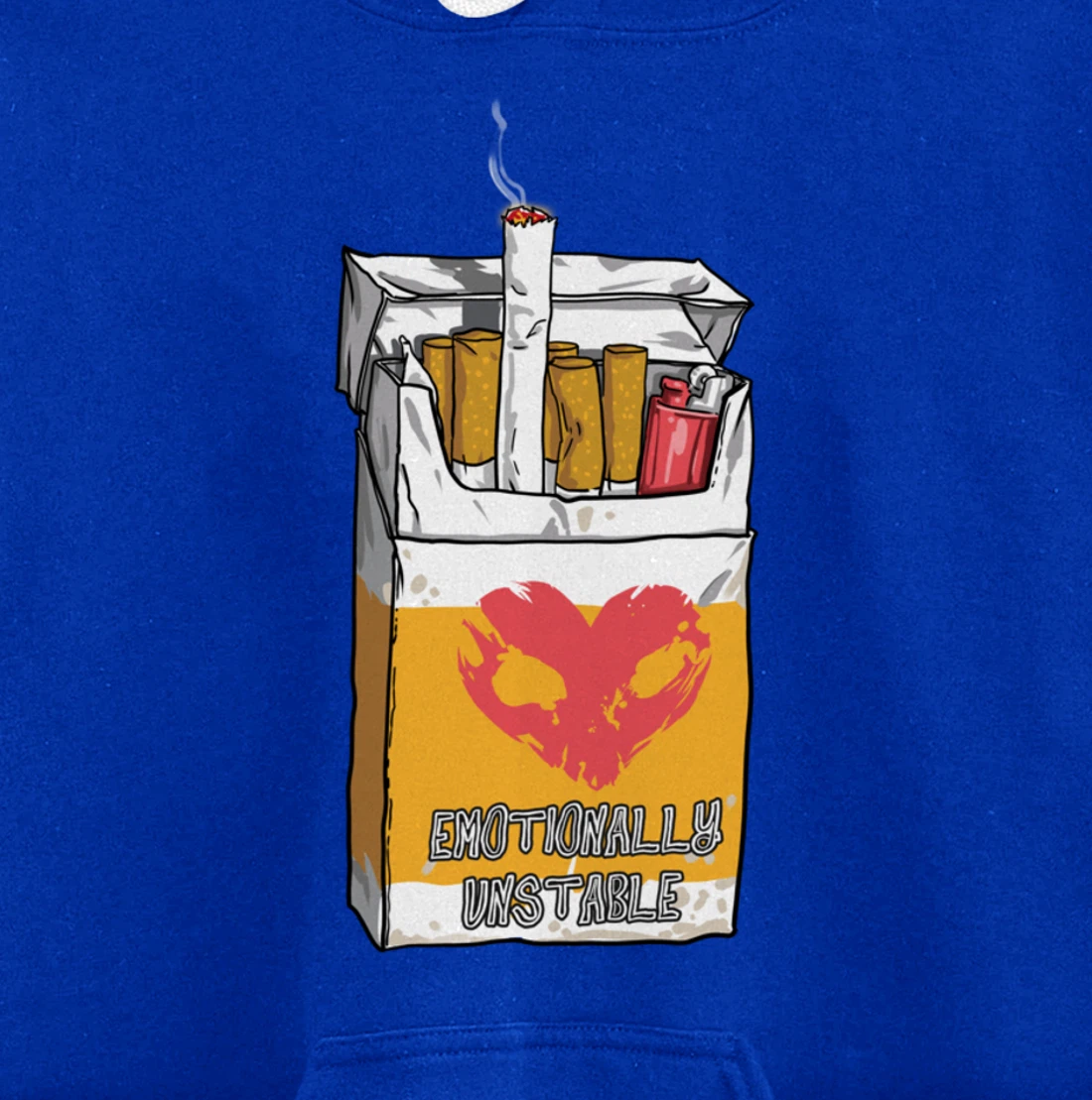 Emotionally Unstable Kawaii Pastel Goth Punk Pullover Hoodie