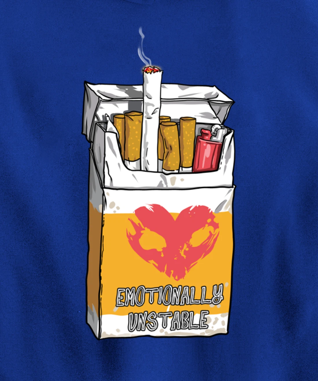 Emotionally Unstable Kawaii Pastel Goth Punk Pullover Hoodie