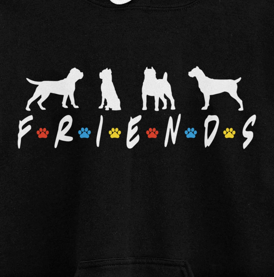 Retro Cane Corso Dog Friends Crewneck, Cane Corso Dog Lover Pullover Hoodie