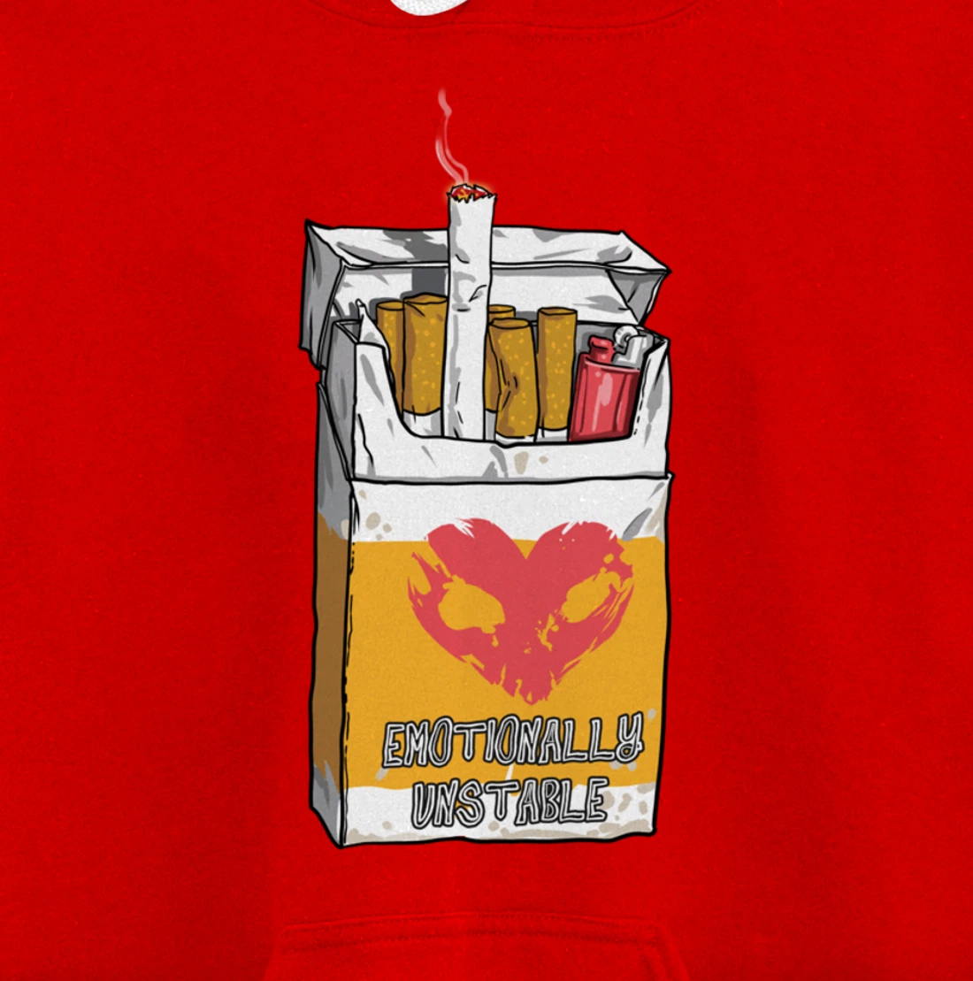 Emotionally Unstable Kawaii Pastel Goth Punk Pullover Hoodie