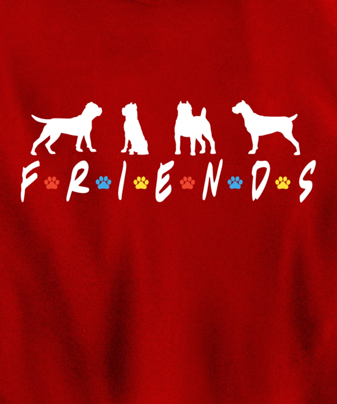 Retro Cane Corso Dog Friends Crewneck, Cane Corso Dog Lover Pullover Hoodie