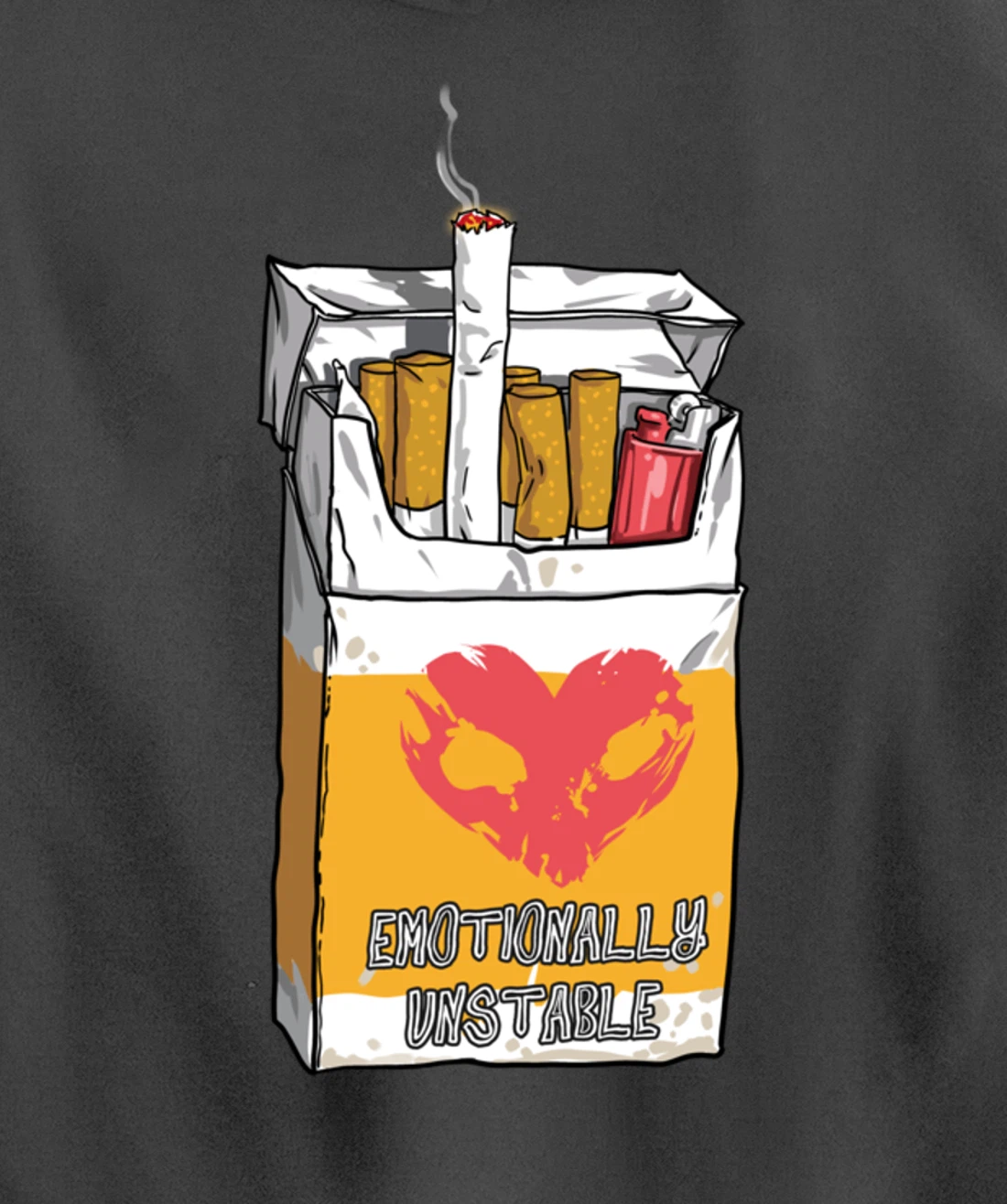 Emotionally Unstable Kawaii Pastel Goth Punk Pullover Hoodie