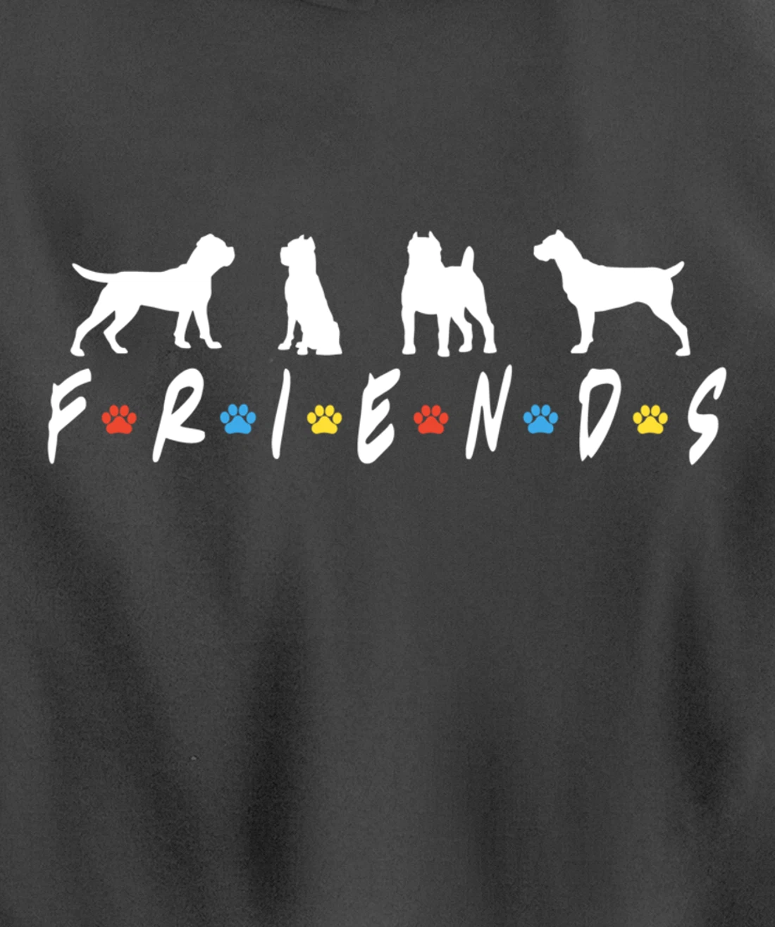 Retro Cane Corso Dog Friends Crewneck, Cane Corso Dog Lover Pullover Hoodie