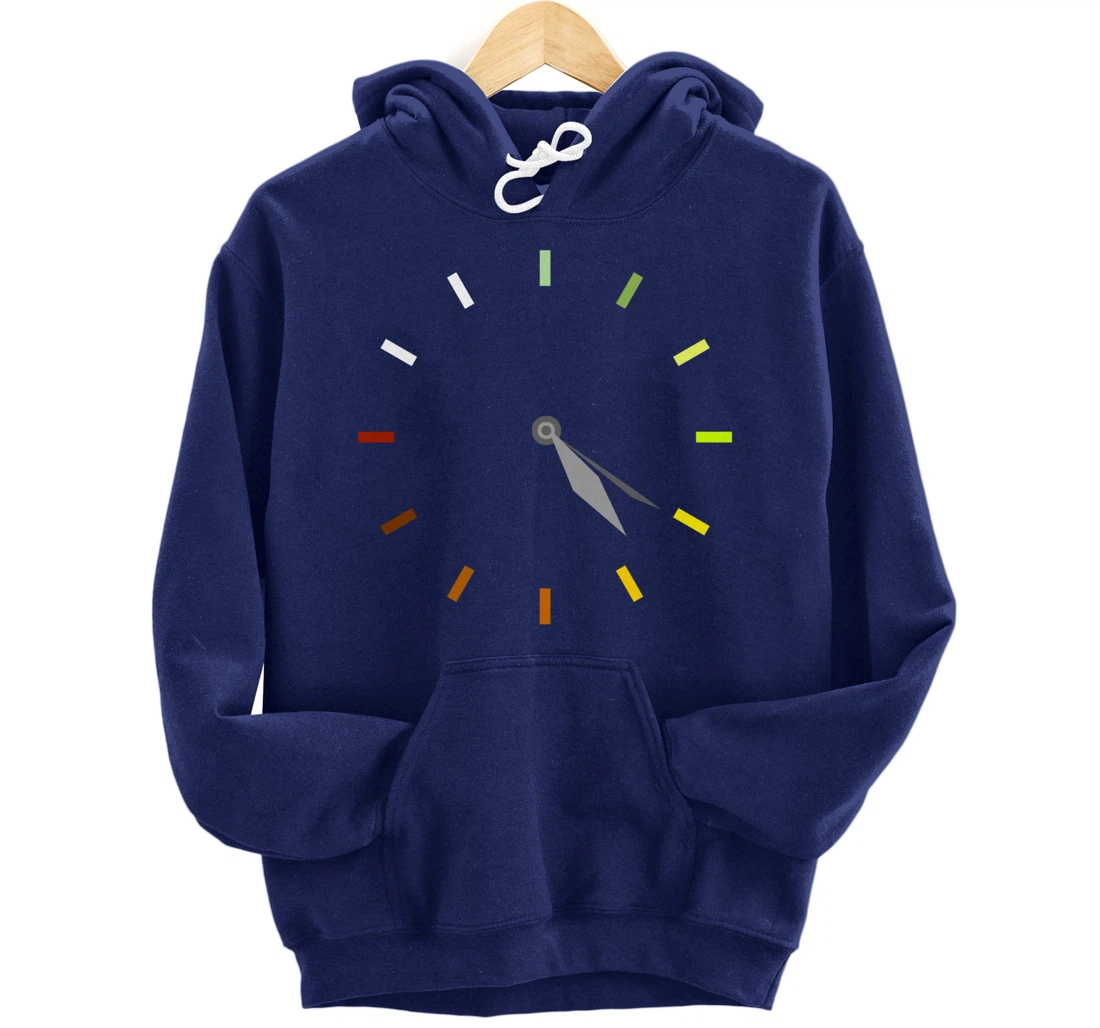 420 I CBD I Clock Time Marijuana Stoner Pullover Hoodie