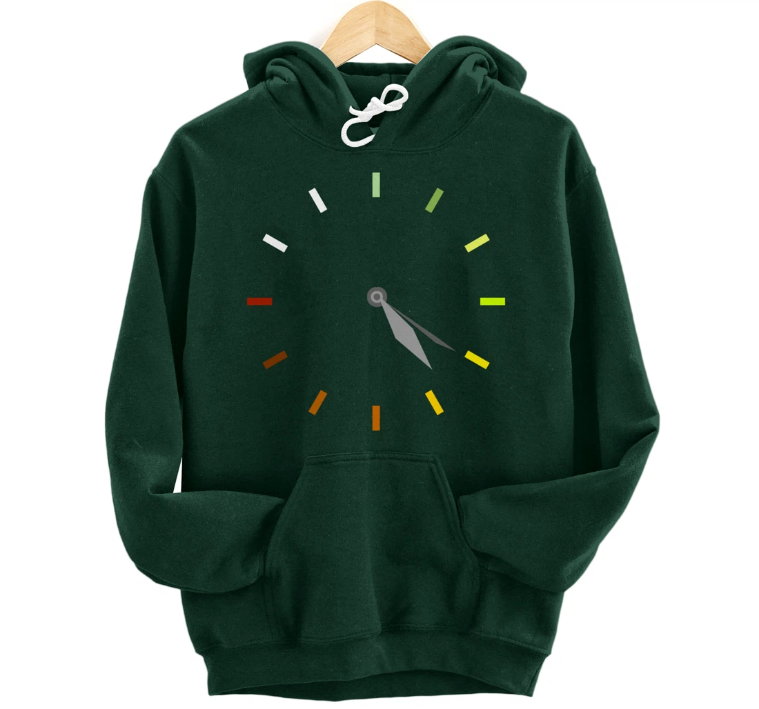 420 I CBD I Clock Time Marijuana Stoner Pullover Hoodie