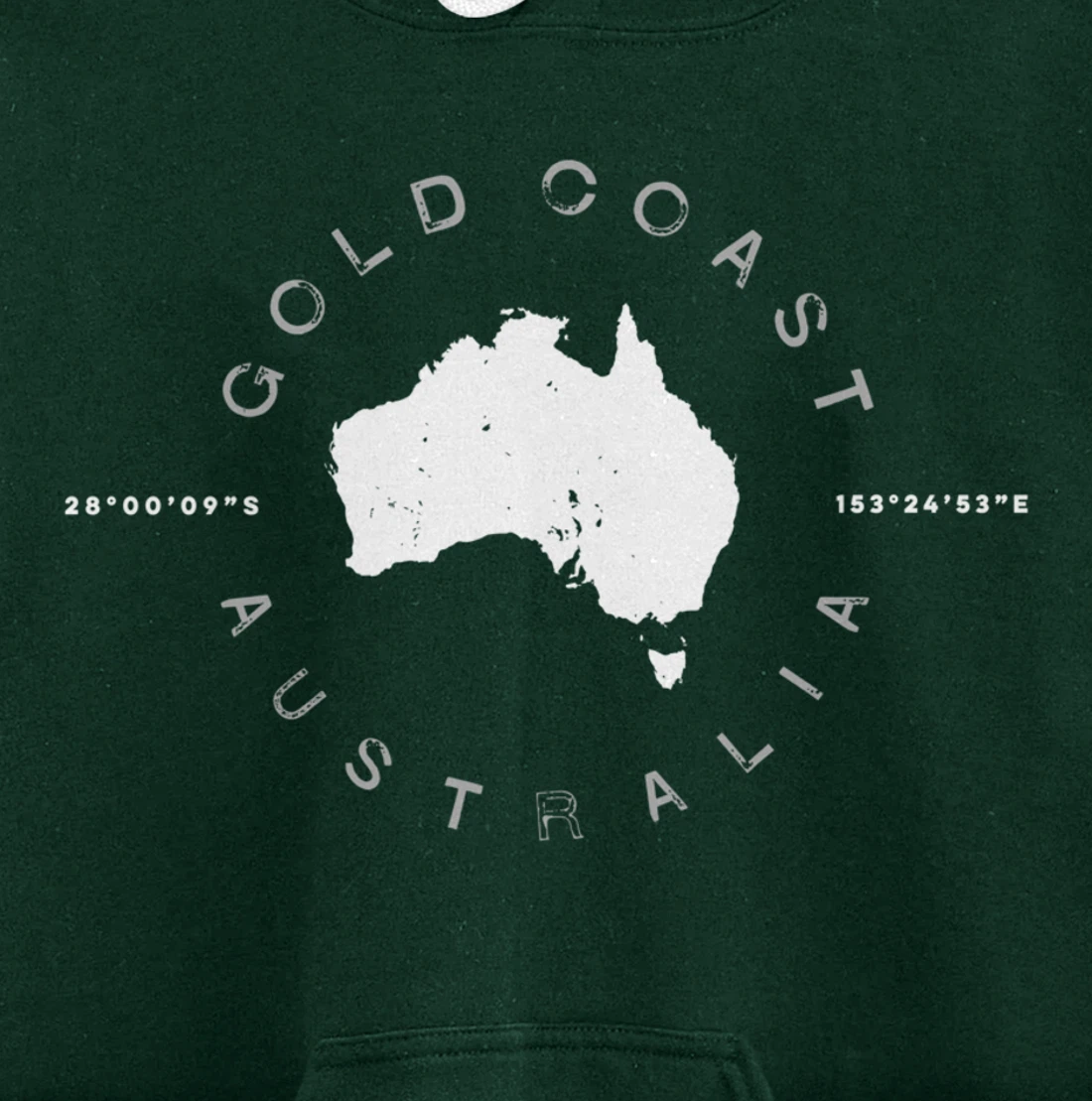Gold Coast Australia Retro Vintage Graphic Pullover Hoodie